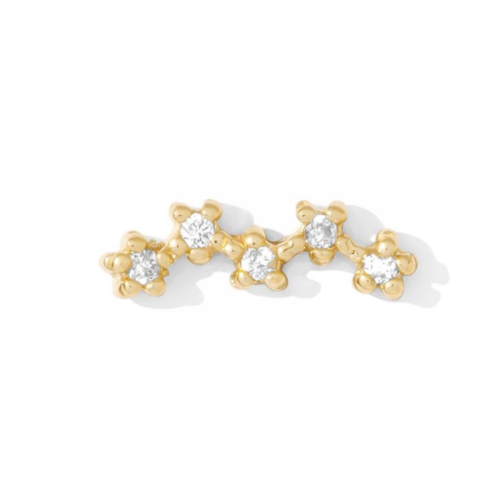 {tawapa} 14k threadless stardust end